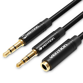 Cáp chuyển đổi 2 đầu Audio 3.5mm ra 3.5mm âm 4 ngấn Vention BBOBY