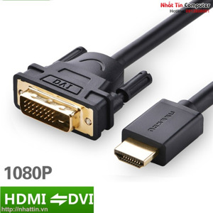 Cáp chuyển đổi HDMI to DVI 10m HD106 chính hãng Ugreen UG-10138 Cao cấp