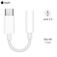 Cáp chuyển đổi Type-C sang 3.5mm Apple MU7E2