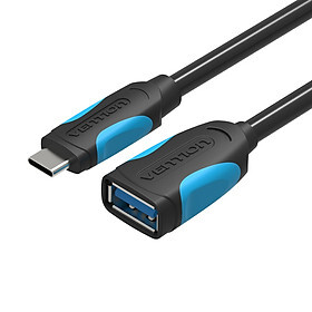 Cáp chuyển đổi USB 3.0 sang Type-C OTG Female to Male dài 25cm Vention VAS-A51-B025