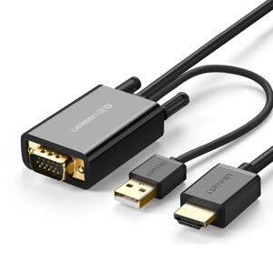 Cáp chuyển đổi VGA to HDMI + Audio Ugreen 30840