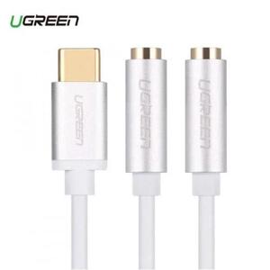 Cáp chuyển USB-C sang 2 cổng Audio 3.5 Ugreen 30732