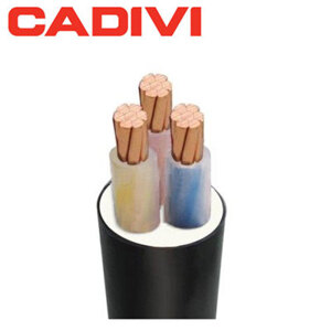 Cáp điện lực hạ thế 3 lõi 0.6/1kV CADIVI CV CXV-3×6