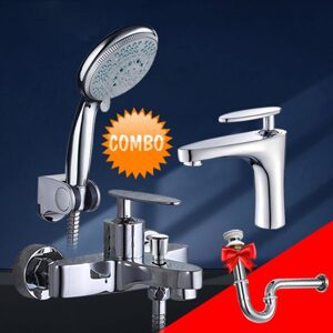 Cặp đôi sen tắm và vòi lavabo Zento CB033