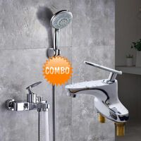 Cặp đôi sen tắm và vòi lavabo Zento CB023