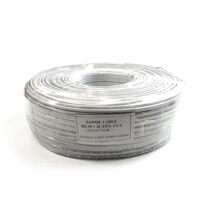 Cáp đồng trục Sannic RG59 + 2C CSS-CU cuộn 200 mét