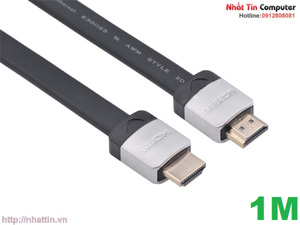 Cáp HDMI dẹt 1M Ugreen hỗ trợ 3D, 4K UG-10259