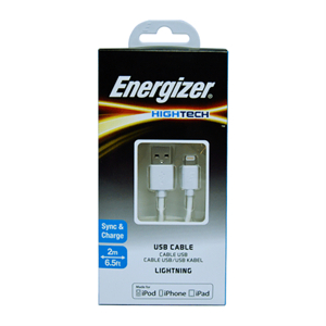 Cáp Lightning Energizer C11UBLIKWH4 2m