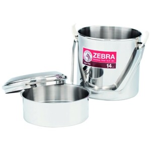 Cặp lồng Zebra 151624 - 12cm có ngăn sâu lòng