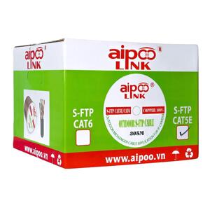 Cáp mạng Outdoor Aipoo Link CAT5e SFTP OFC with Messenger