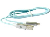 Cáp Poss Lightning/USB-A Tresse Bleu PSL-1TBU 1m