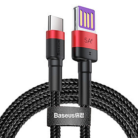 Cáp sạc nhanh Baseus Cafule Double-side Type C HW Super Fast Charge Cable