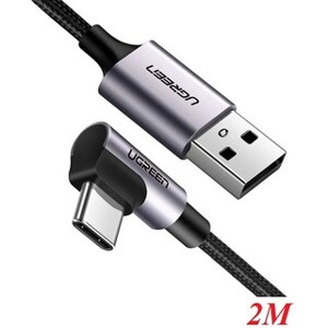 Cáp sạc Type C bẻ góc 90 dài 0.5m Ugreen 50122
