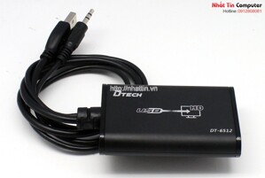 Cáp usb to HDMI to Audio Converter Dtech DT-6512