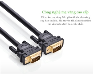 Cáp VGA 25m cao cấp chính hãng Ugreen 11639