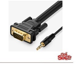 Cáp vga + audio 3 m chính hãng Ugreen 11627