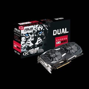 Card đồ họa - VGA Card Asus 8GB Dual RX580 O8G