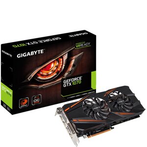 Card đồ họa - VGA Card Gigabyte GTX1070 Winforce OC 8GB