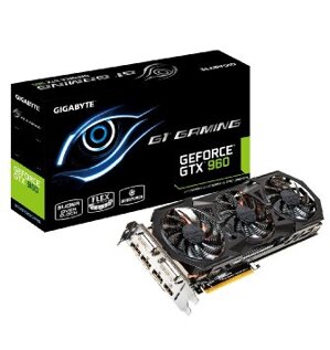 Card đồ họa (VGA Card) Gigabyte N960G1 Gaming 2GD - GeForce GTX960, 2GB, GDDR5, 128 bit, PCI-E 3.0