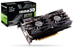 Card đồ họa - VGA Card Inno3D GeForce GTX 1060 Twin X2 6GB GDDR5