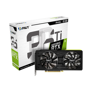 Card đồ họa - VGA Card Palit RTX 3060 Ti DUAL 8GB (LHR)