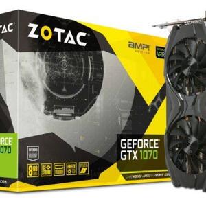 Card đồ họa - VGA Card Zotac GTX 1070 AMP Edition 8GB DDR5 256bit