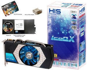 Card màn hình HIS 7770 IceQ X - 1GB, GDDR5