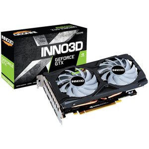 Card màn hình INNO3D GTX 1660 Super TWIN X2 OC RGB (6GB GDDR6, 192-bit, HDMI+DP, 1x8-pin)