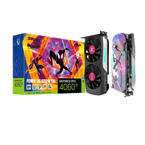 Card màn hình Zotac Gaming GeForce RTX 4060 Ti 16GB AMP Spider-Man