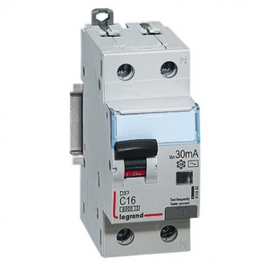 Cầu chì điện RCBO 1P+N 10A 30mA 411000