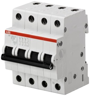 Cầu dao MCB ABB SH203-C20 - 6KA 20A 3P