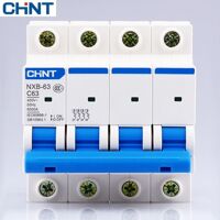 Cầu dao MCB Chint NXB-63 - 20A 6KA 4P