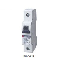 Cầu dao MCB Mitsubishi BH-D6 C N - 20A 6kA 1P N