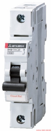 Cầu dao MCB Mitsubishi BHW-T4 - C16 4.5kA 1P