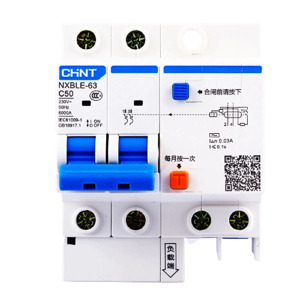 Cầu dao RCBO Chint NXBLE-63 2P 50A