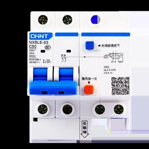 Cầu dao RCBO Chint NXBLE-63 2P 63A