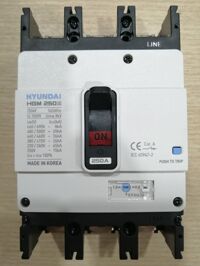 Cầu dao tự động (aptomat) MCCB Hyundai HGM250S-F 3P 250A