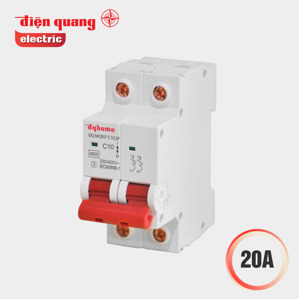 Cầu dao tự động DQHome ĐQ MCB09 C20 2P