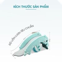 Cầu trượt bập bênh cá heo holla