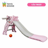 Cầu trượt kèm Khung bóng rổ cho bé Toys House hình hổ WM19024