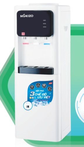 Cây nước nóng lạnh nguội úp bình cao cấp hiệu NOKIZO model 95LB 3 vòi