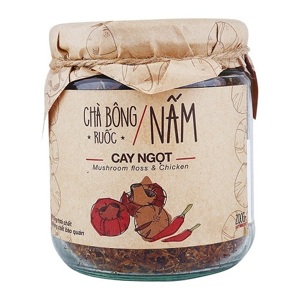 Chà bông Nấm cay ngọt Nấm Tươi Cười - lọ 200g