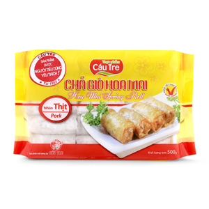 Chả giò hoa mai nhân thịt cầu tre gói 500g