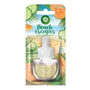 Chai tinh dầu cắm điện Airwick Refill AWK9784 Beach Escapes Aruba Melon Cocktail - 19ml (Hương cocktail dưa vàng Aruba)