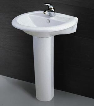 Chân chậu lavabo dài Caesar P2437