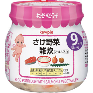 Cháo ăn dặm Kewpie 9th - Cá hồi, rau & khoai tây