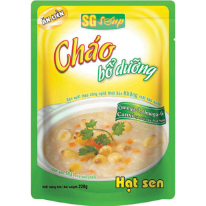 Cháo bổ dưỡng SG Soup hạt sen - hộp 220g