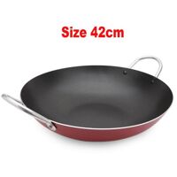 Chảo chống dính 2 quai sâu lòng Kyofa - 42cm