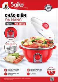 Chảo điện đa năng Saiko MC-3535S