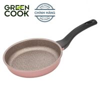 Chảo đúc vân đá chống dính 18cm Green Cook GCP05-18